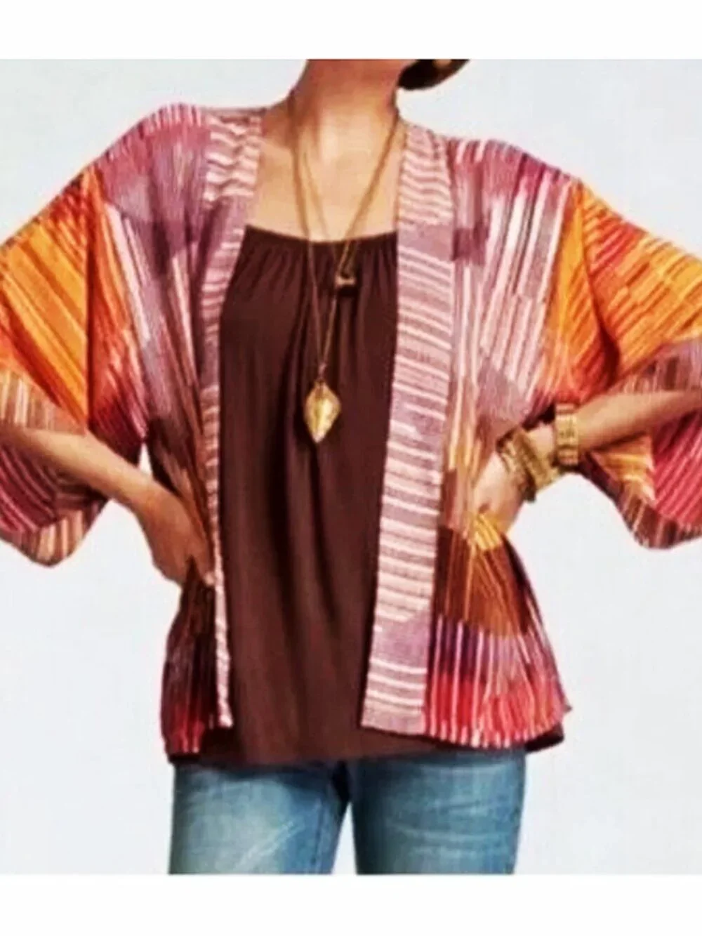 CABI Mon Ami Kimono Style 247 Jacket  size S
